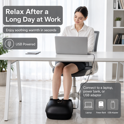 3-in-1 Shiatsu Foot Massager with Heat